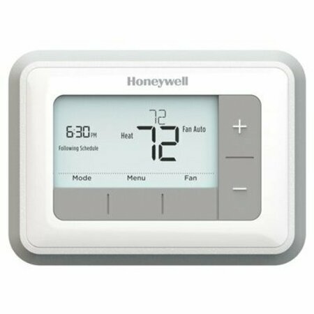 HONEYWELL Programmable Thermostat, Backlit Display, White RTH7560E1001/E